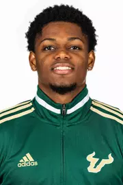 Laquan Ellis during 2025 South Florida Track & Field media day on October 9, 2025.