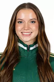 Madeline Dutz during 2025 South Florida Track & Field media day on October 9, 2025.