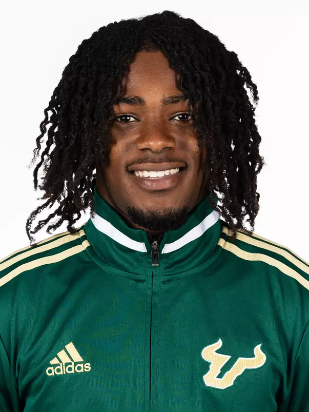 Markel Jones during 2025 South Florida Track & Field media day on October 10, 2025.