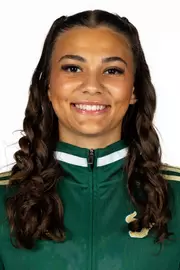 Natasha Mosley during 2025 South Florida Track & Field media day on October 9, 2025.