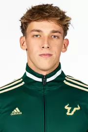 Niko Pochopien during 2025 South Florida Track & Field media day on October 10, 2025.