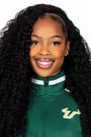 Nischa King during 2025 South Florida Track & Field media day on October 9, 2025.