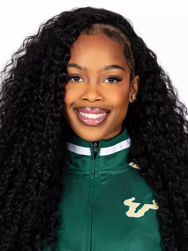 Nischa King during 2025 South Florida Track & Field media day on October 9, 2025.