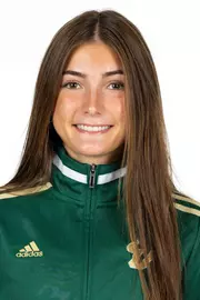 Sara Frey during 2025 South Florida Track & Field media day on October 9, 2025.