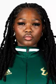 Sarai Simpson during 2025 South Florida Track & Field media day on October 10, 2025.
