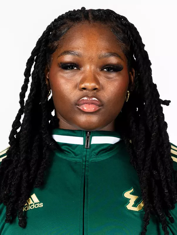 Sarai Simpson during 2025 South Florida Track & Field media day on October 10, 2025.