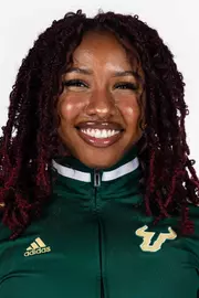 Zayin Roe during 2025 South Florida Track & Field media day on October 9, 2025.