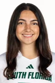 Priscilla Santos headshot taken on February 18, 2025.
(Stephen Galvin / University of South Florida Athletics)