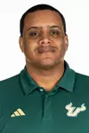 Micah James headshot taken on February 18, 2025.
(Stephen Galvin / University of South Florida Athletics)
