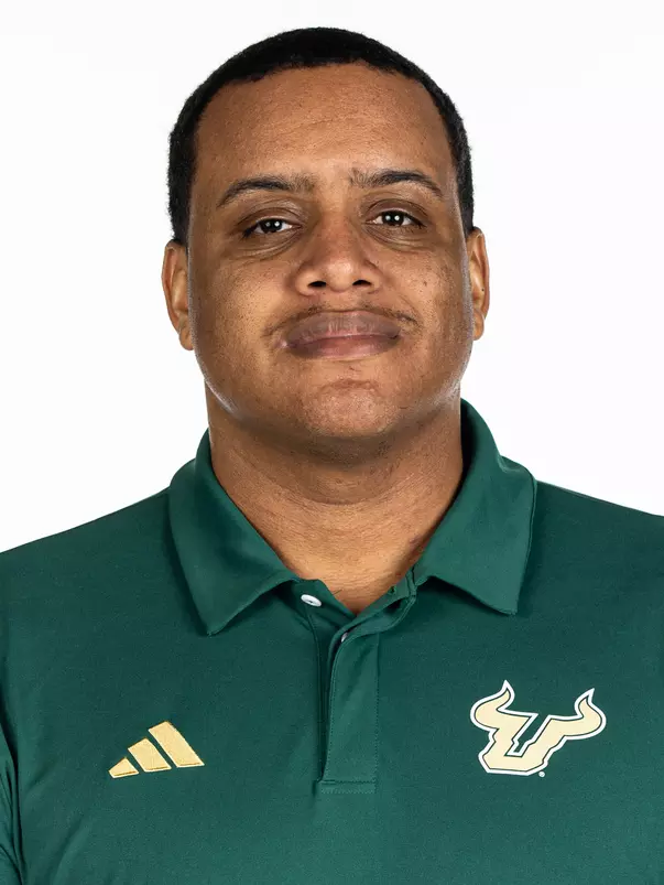 Micah James headshot taken on February 18, 2025.
(Stephen Galvin / University of South Florida Athletics)