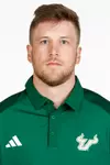 Jordan Helm headshot taken on March 4, 2025.
(Carl Schmid / University of South Florida Athletics)