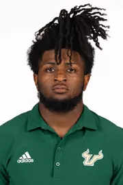 Cedrick Hawkins headshot taken on June 4, 2025.
(Chris Henry / University of South Florida Athletics)