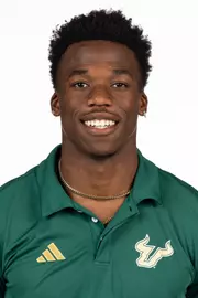 Mudi Reuben headshot taken on June 4, 2025.
(Chris Henry / University of South Florida Athletics)