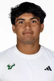 Agustin Cuellar headshot taken during 2026 South Florida Men's Tennis media day on January 14, 2026.