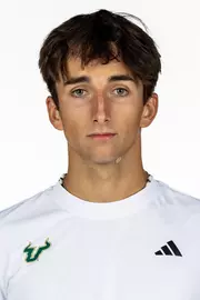 Gughi Verdese headshot taken during 2026 South Florida Men's Tennis media day on January 14, 2026.