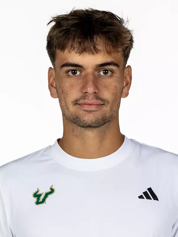 Stepan Mruzek headshot taken during 2026 South Florida Men's Tennis media day on January 14, 2026.