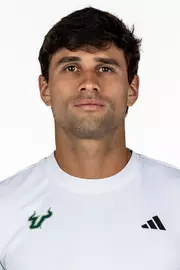 Toto Llanes headshot taken during 2026 South Florida Men's Tennis media day on January 14, 2026.