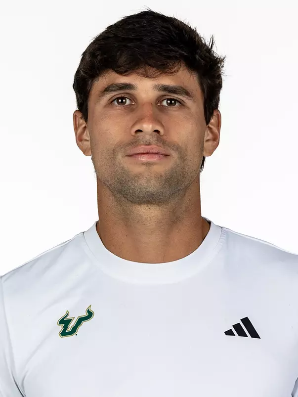 Toto Llanes headshot taken during 2026 South Florida Men's Tennis media day on January 14, 2026.