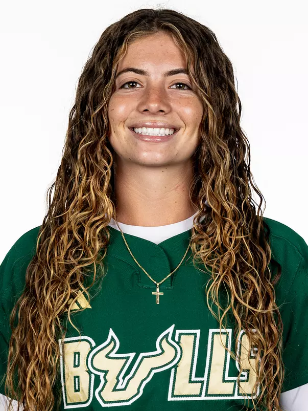 Alex Wilkes headshot taken during 2026 South Florida Softball media day on October 15, 2025.