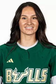 Alexa Galligani headshot taken during 2026 South Florida Softball media day on October 15, 2025.