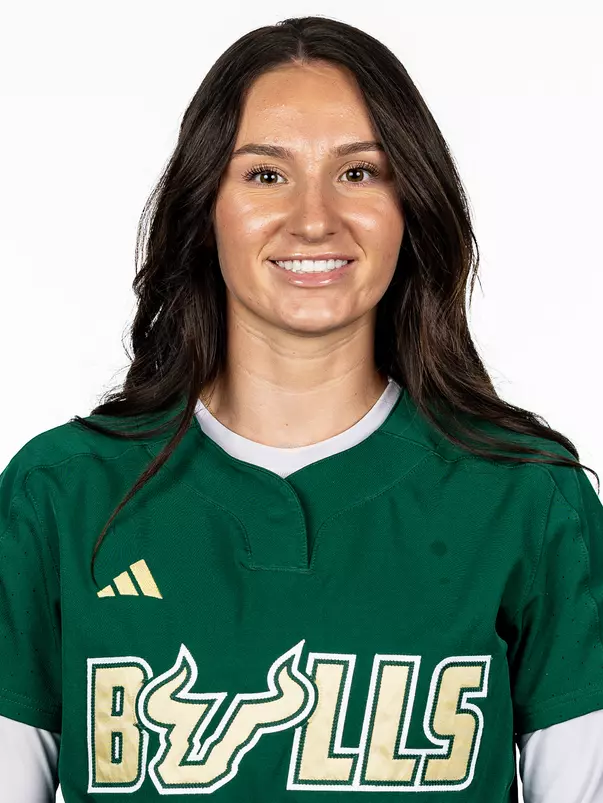 Alexa Galligani headshot taken during 2026 South Florida Softball media day on October 15, 2025.