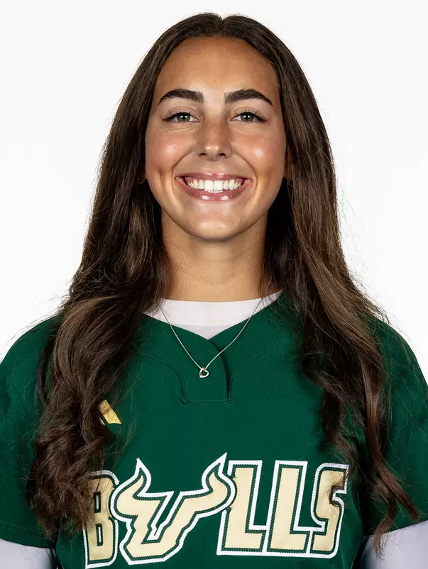 Amelia Jacob headshot taken during 2026 South Florida Softball media day on October 15, 2025.