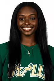 DaNia Brooks headshot taken during 2026 South Florida Softball media day on October 15, 2025.