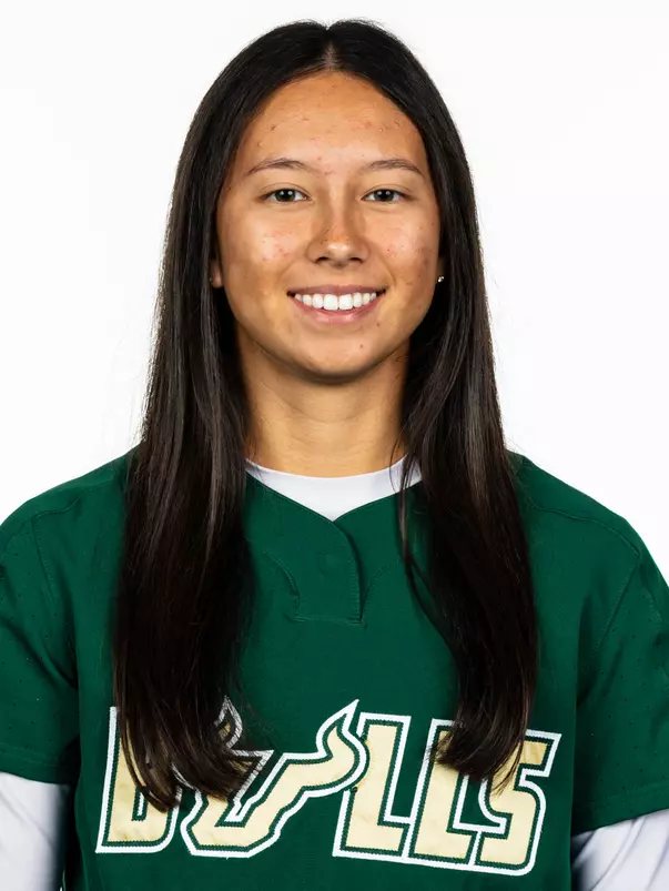 Grace Chin headshot taken during 2026 South Florida Softball media day on October 15, 2025.