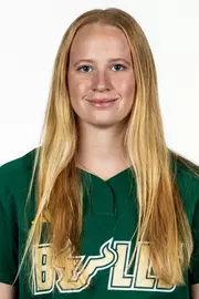 Kiley Strott headshot taken during 2026 South Florida Softball media day on October 15, 2025.