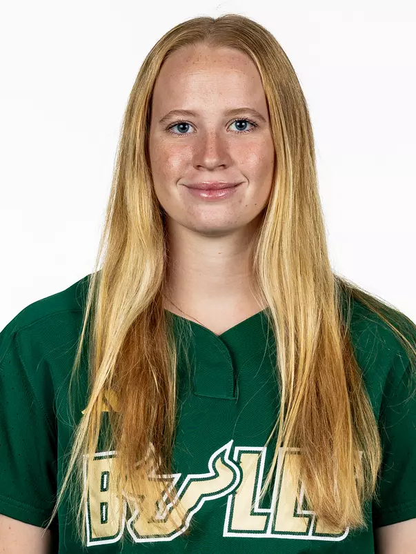 Kiley Strott headshot taken during 2026 South Florida Softball media day on October 15, 2025.
