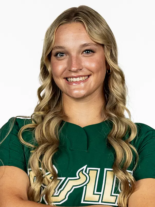 Lexi Beldowicz headshot taken during 2026 South Florida Softball media day on October 15, 2025.