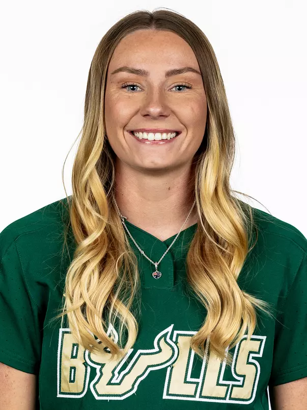 Olivia Elliott headshot taken during 2026 South Florida Softball media day on October 15, 2025.