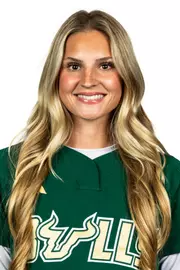 Samantha Walz headshot taken during 2026 South Florida Softball media day on October 15, 2025.