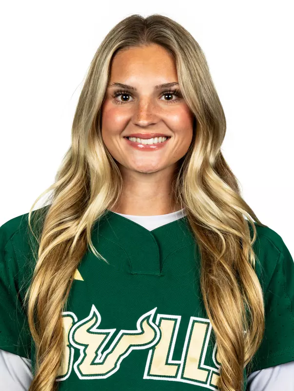 Samantha Walz headshot taken during 2026 South Florida Softball media day on October 15, 2025.