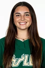 Sydney Shaffer headshot taken during 2026 South Florida Softball media day on October 15, 2025.