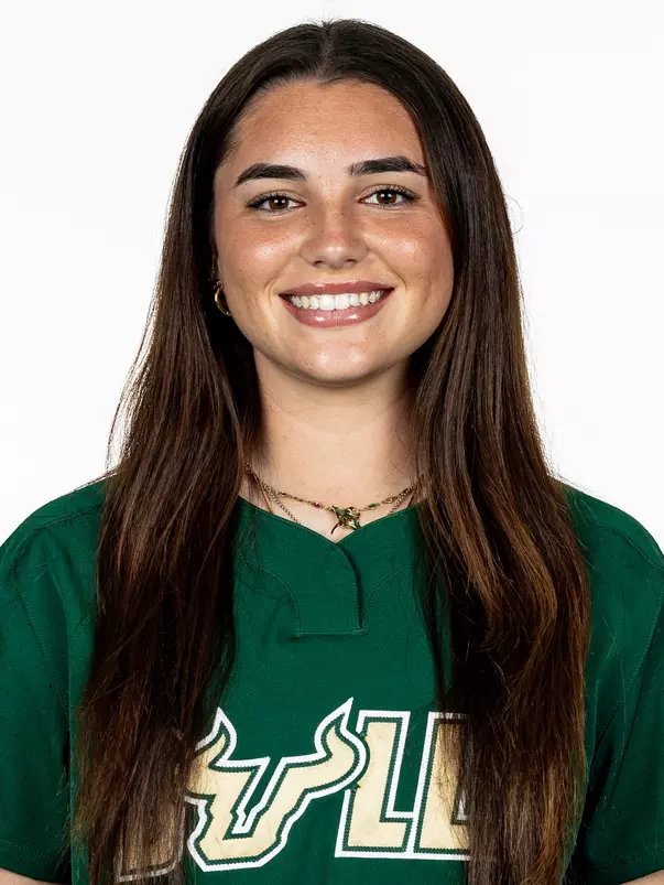 Sydney Shaffer headshot taken during 2026 South Florida Softball media day on October 15, 2025.