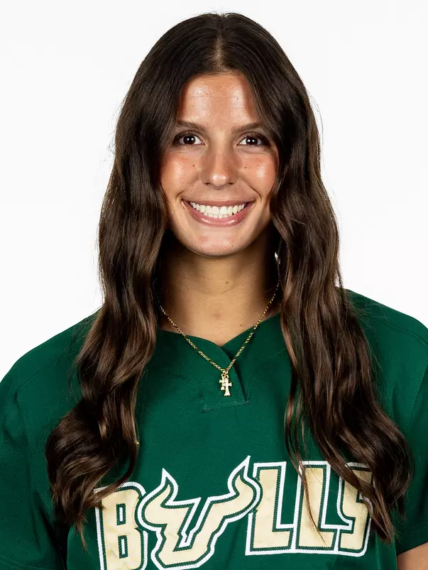 Toryn Fulton headshot taken during 2026 South Florida Softball media day on October 15, 2025.