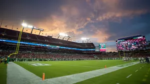 Raymond James Stadium (sunset)