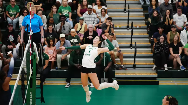 South Florida Volleyball match vs Rice on October 2, 2026.