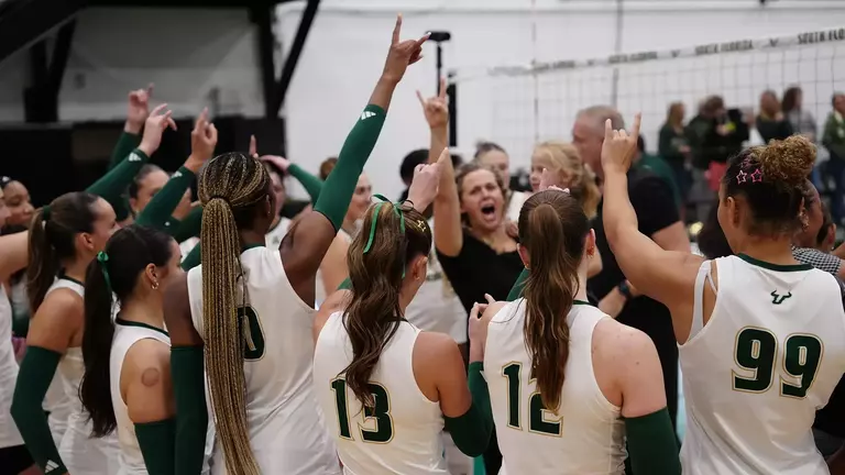 during South Florida Volleyball match vs Charlotte on October 16, 2026.