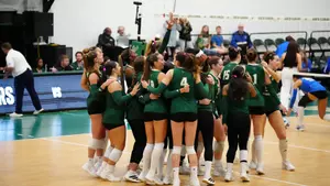 Nina Jioshvili-Ravva during the South Florida Volleyball game vs Memphis on October 25, 2026.