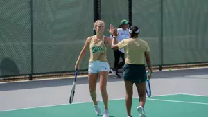 Frenchie and loa at practice