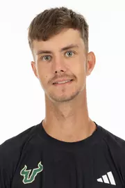 Leo Galliano during 2026 South Florida Men's Tennis media day on October 21, 2026.