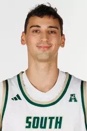 Andrej Shoshkikj headshot taken during 2026 South Florida Men's Basketball media day on October 1, 2026.
