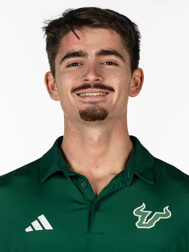 Chris Quevedo headshot taken during 2026 South Florida Men's Basketball media day on October 1, 2026.