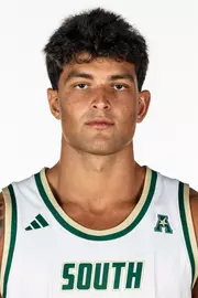 Garrett Johnson headshot taken during 2026 South Florida Men's Basketball media day on October 1, 2026.