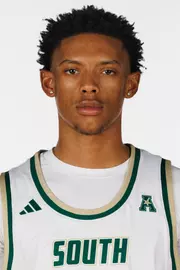 Jayden Johnson headshot taken during 2026 South Florida Men's Basketball media day on October 1, 2026.