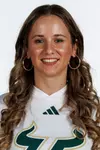 Esther Marcuello Garcia headshot taken during 2026 South Florida Women's Basketball media day on October 2, 2026.