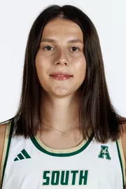 Kate Novik headshot taken during 2026 South Florida Women's Basketball media day on October 2, 2026.