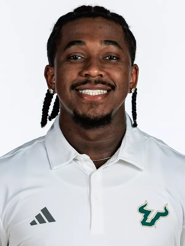 Lazarous Mwelwa Jr. headshot taken during 2026 South Florida Women's Basketball media day on October 2, 2026.